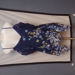 Cute navy floral dress